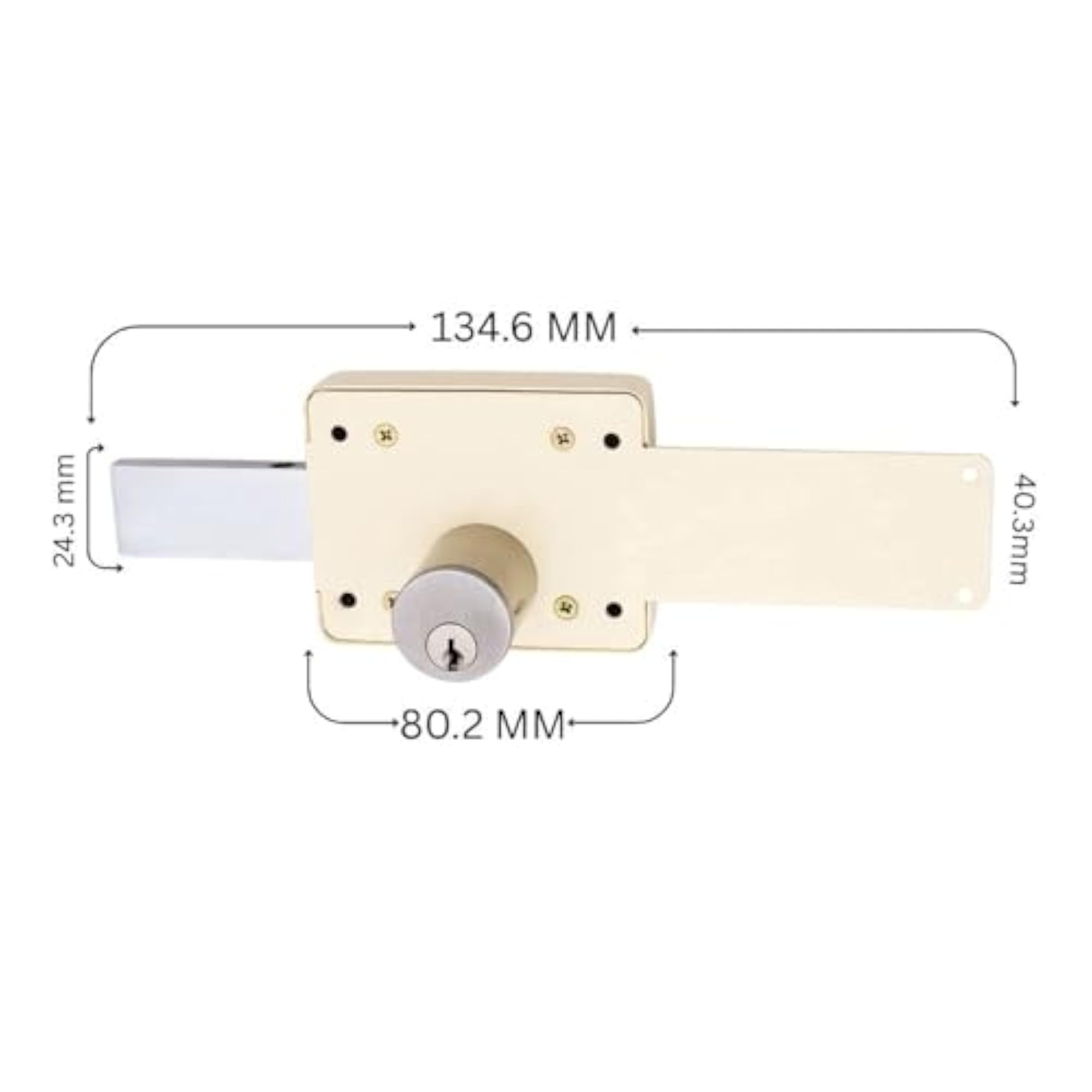 Heavy Duty Pin Cylinder Inter Lock for Doors, High-Security